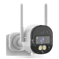 Caméra de surveillance extérieure WiFi HD SentinHome, étanche, vue de face